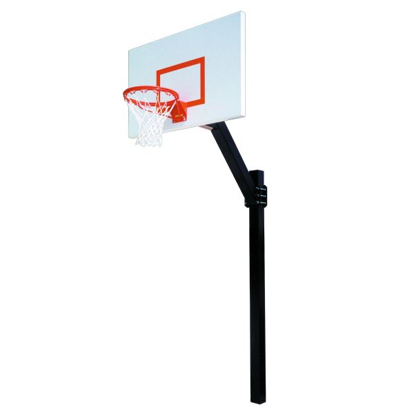 First Team Legend Jr. 5" Square Basketball Hoop w/ 36"x60" Aluminum Rectangular Backboard