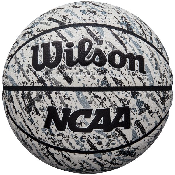 Wilson 29.5" (Size 7) NCAA Replica Men's Basketball, Black/White