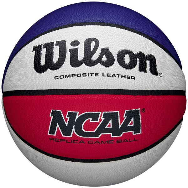 Wilson NCAA Replica 29.5" (Size 7) Men's Basketball, Red/White/Blue