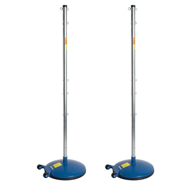 Alumagoal 24" dia., 180lb Multi-Game Heavyweight Standards (pair)