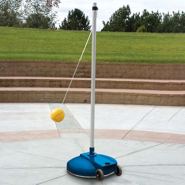 Bison TB300 1-3/4" Indoor/Outdoor Portable Tetherball Game Package