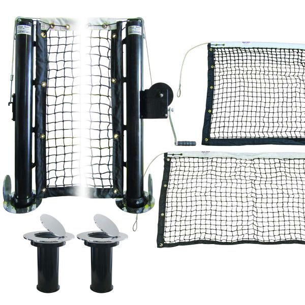 First Team Sentry 3.5" Recreational In-Ground Combo Pickleball/Tennis Post System