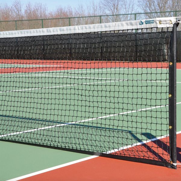 Jaypro Country Club 3mm Tennis Net w/ Double Top Braided Netting, CCPTN42