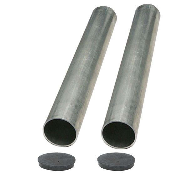 Putterman 2-7/8" Round Galvanized Steel Ground Sleeves (pair)