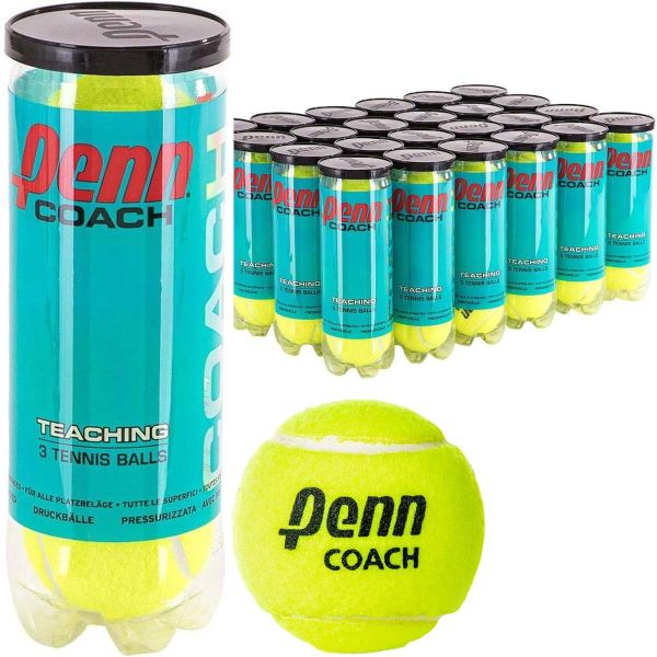 Penn Coach Practice Tennis Balls, case of 72