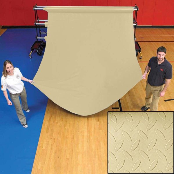 Cover Sports GymGuard Plus Diamond Tread Slip Resistant Gym Floor Cover