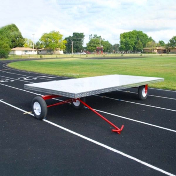 Blazer 4'x8' Aluminum Track Super Equipment Cart, 2712