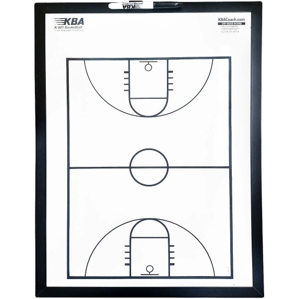 KBA 18"x24" Wall-Lap Playmaker Basketball Coaching Board