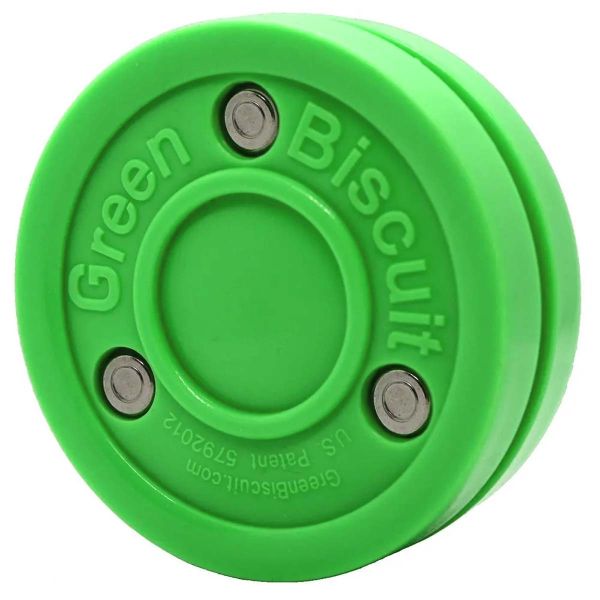 Blue Sports Green Biscuit Ice Hockey Practice Puck
