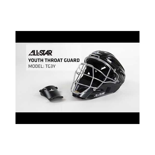 Masque De Catcher All-Star Youth TG3Y – Noir – Taille 4,25 – Neuf – Protection Gorge Incluse