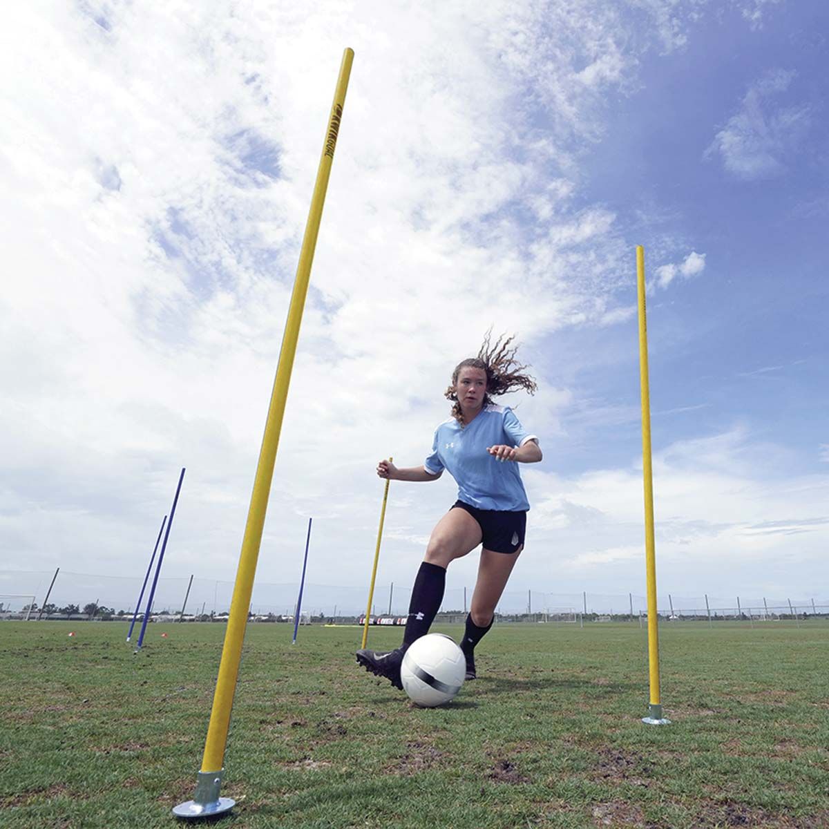 米国Kwikゴール社製　アルミシャープシューターサッカーゴール Kwik Goal Fusion 120 Soccer Goal - Gopher Sport
