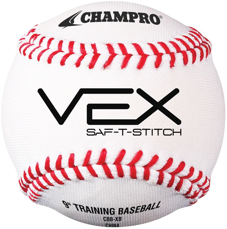 Champro VEX SAF-T-STICH Soft Core Practice Baseballs, CBB-XB, dz