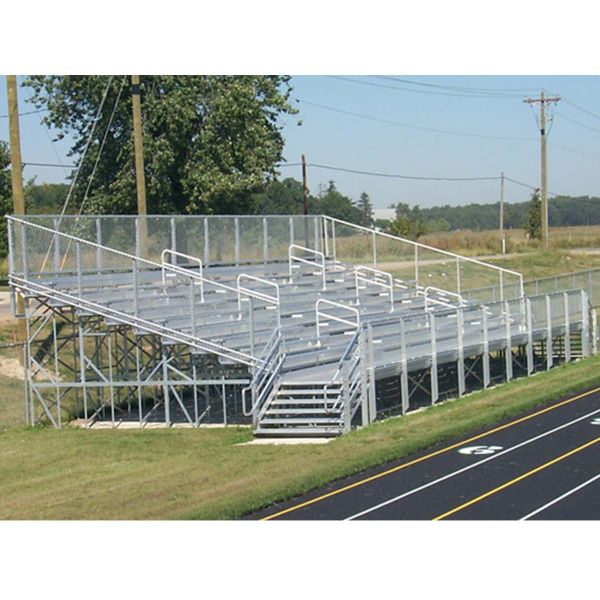 National Rec 10 Row Elevated ADA Bleachers w/ Ramps