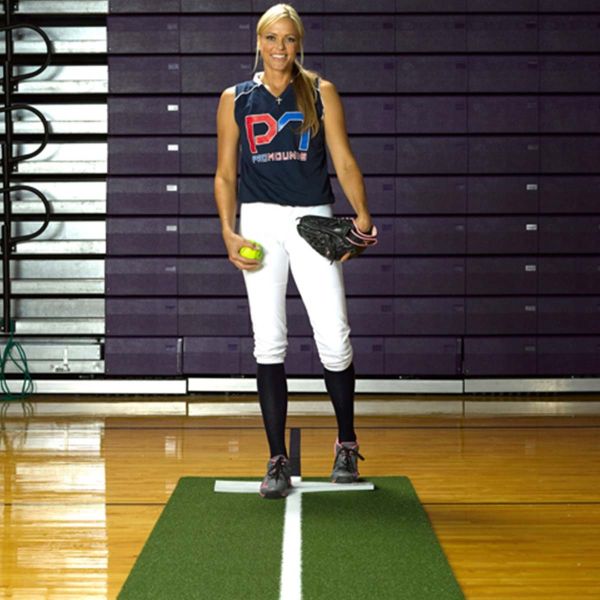 Promounds Jennie Finch Fastpitch Turf Pitching Mat w/ Power Line