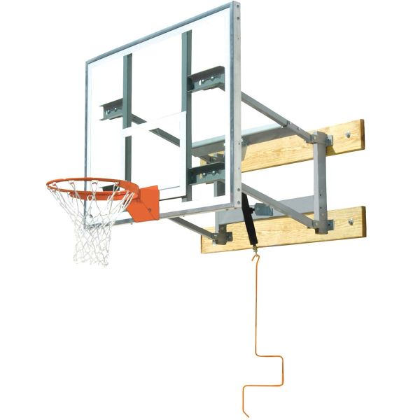 Bison Adjustable Height Glass Basketball Wall Shooting Station