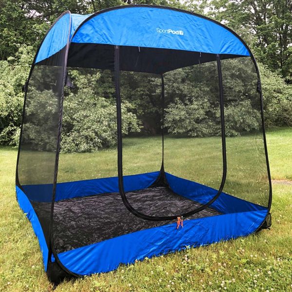 Royal Blue BugPod UnderCover SportPod Pop Up Insect Screen Pod Tent 