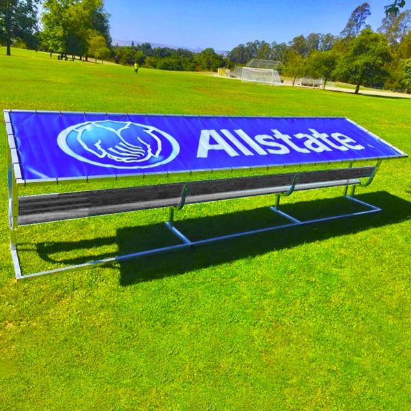 PEVO Portable Covered Team Bench