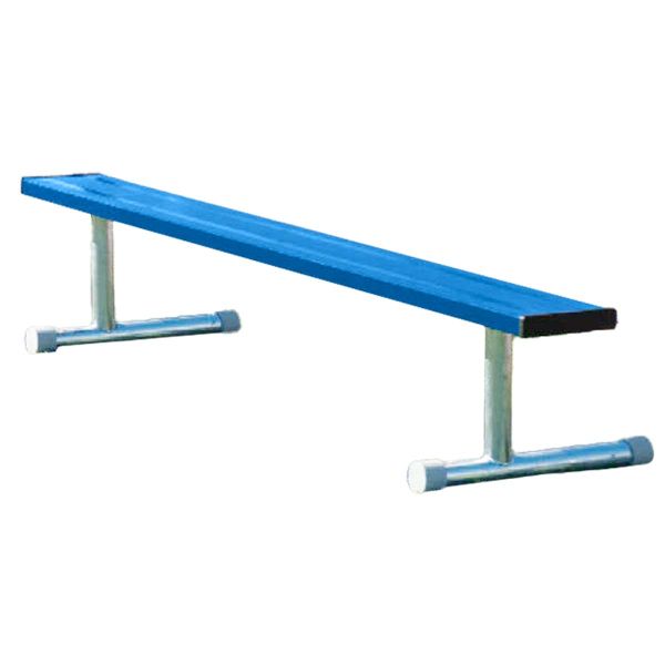 7.5' Portable Aluminum Powder Coated Player Bench, BEPI08C