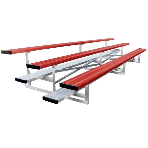 3 Row Standard Powder Coated Bleacher