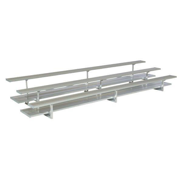 National Rec 3 Row Preferred Aluminum Bleacher