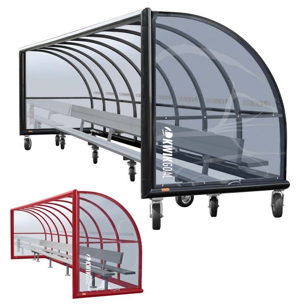 Kwik Goal Custom Shelter w/ Aluminum Bench