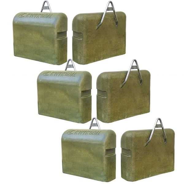 Kwik Goal Anchor Weights for Stationary Portable Shelters, 6/Set