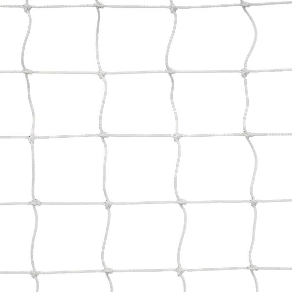 Jaypro 8&#039;x24&#039;x0&#039;x8&#039; 2.5mm Soccer Net, WHITE