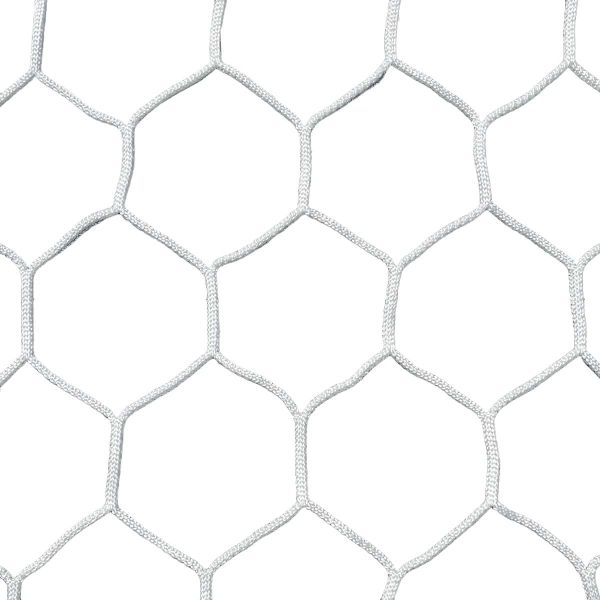 PEVO 6.5'x18.5'x3'x6.5' 4mm Hexagonal Soccer Net