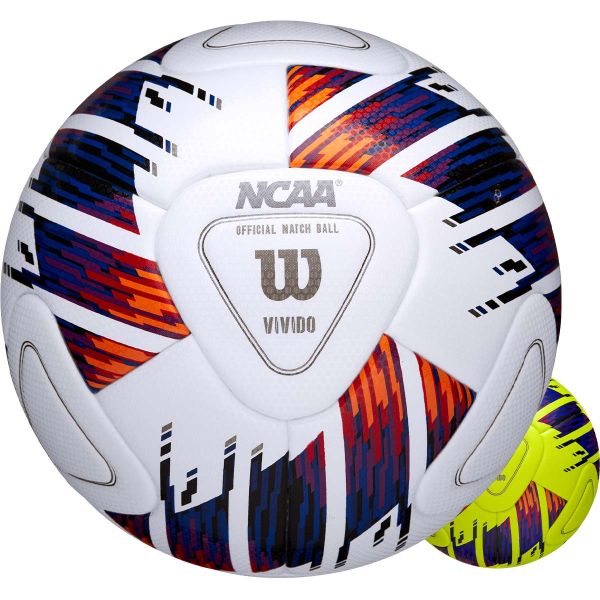 Wilson NCAA Vivido Official Match Soccer Ball, Size 5