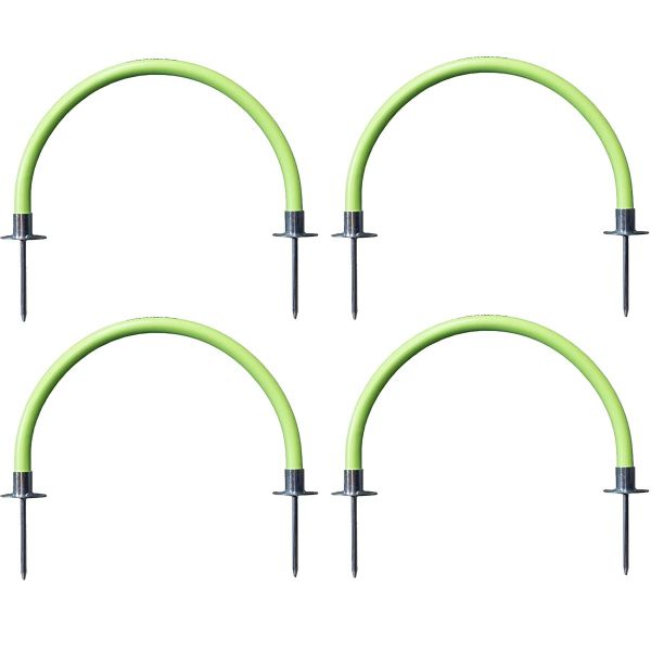 Kwik Goal 19"W Soccer Training Arches, Hi-Vis Green, 16A1324 