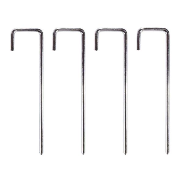 Kwik Goal Portable Soccer Goal "J" Anchors, 10B9001, set of 4