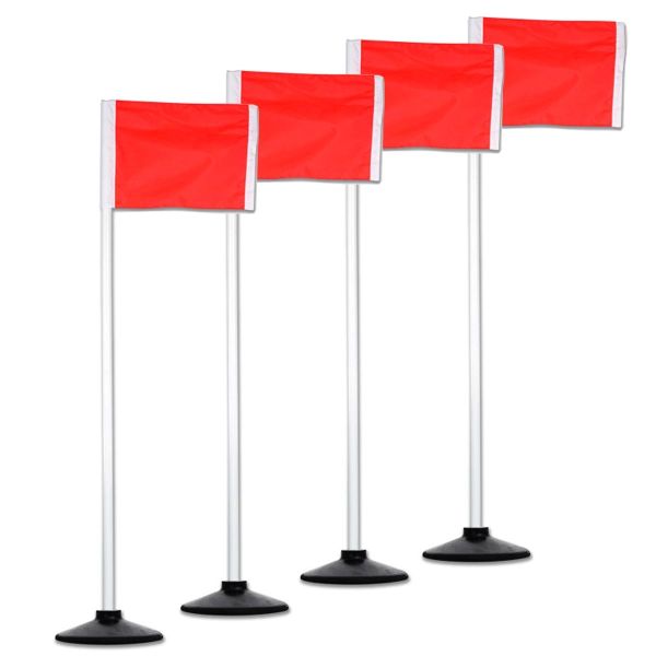 Champro All-Surface Official Soccer Corner Flags w/ Rubber Base, set of 4, A197RB