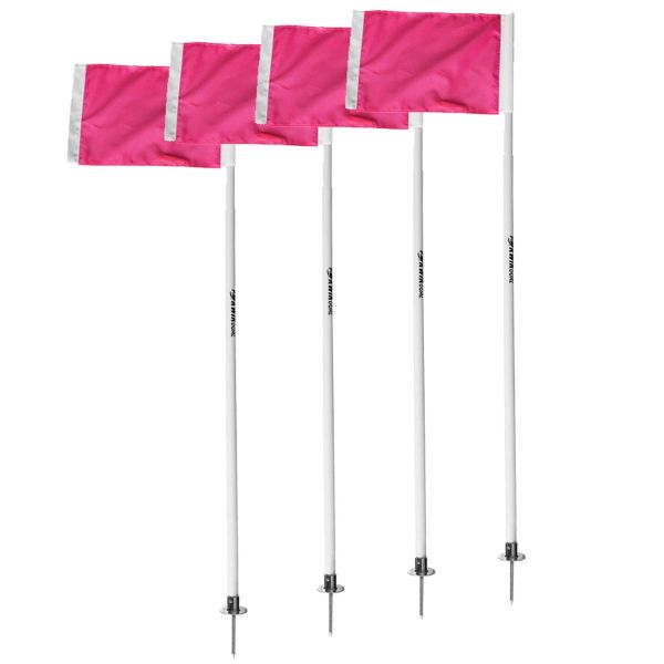 Kwik Goal Pink Soccer Corner Flags, set of 4, 6B520 