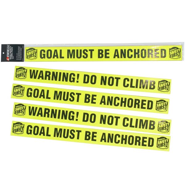 Kwik Goal Soccer Goal Safety Label Pack