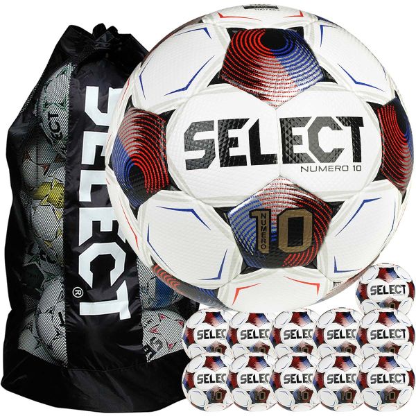 Select 12/pk Numero 10 V25 Soccer Ball Package