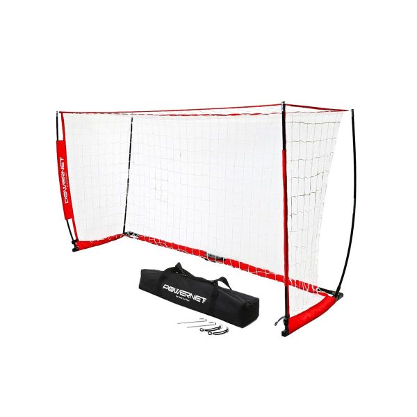 Anchor Ball Training Sets SALE 8*24ft Outdoor Soccer Goal Football W/Net Straps 