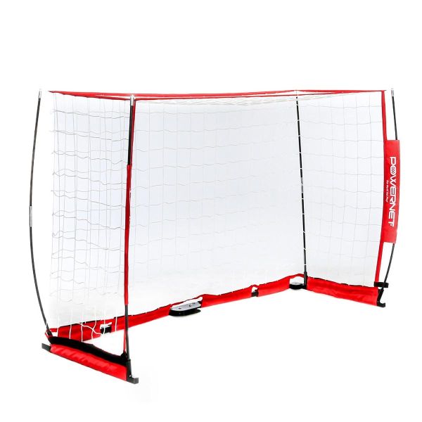 Quick Setup Easy Folding Storage 2 Goals+1 Carrying Bag Short Small Side Game Durable Lightweight Frame Kids PowerNet Popup Soccer Goals Portable Net Technical Practice Net Shot Accuracy 
