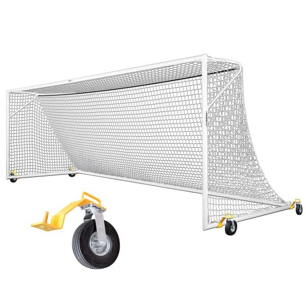 Kwik Goal Pro Premier European 8'x24' Match Soccer Goal w/ Swivel Wheels, 2B2001SW (each)