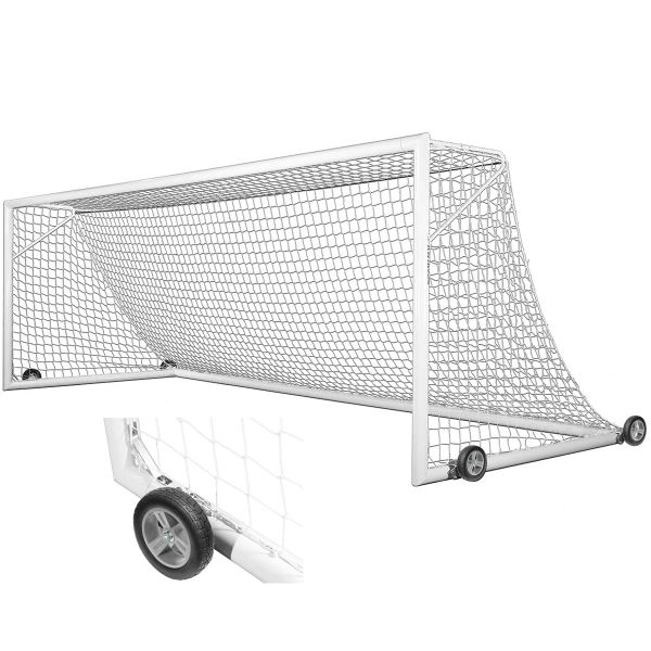 Kwik Goal Pro Premier European 8'x24' Match Soccer Goal w/ Wheels, 2B2001 (each)