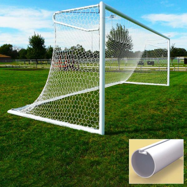 Bison 8'x24' Euro Futbol Soccer Goals (pair)
