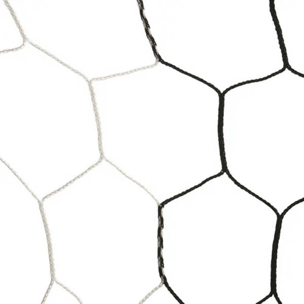 Alumagoal 8'x24'x4.5'x10' 4mm 2-Tone Hex Nets (pair)