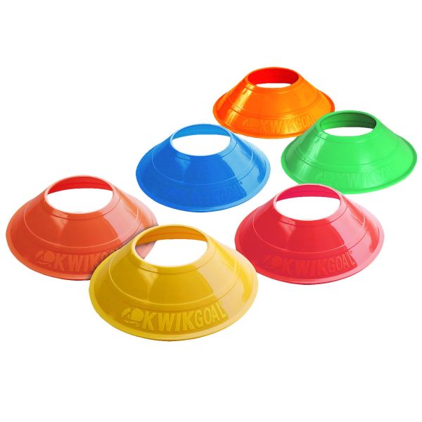 Kwik Goal 6A14 Mini Disc Cones, 25/Pk