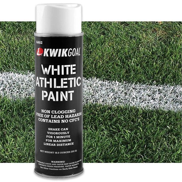 Kwik Goal 12/case White Aerosol Field Paint, 18oz. Cans