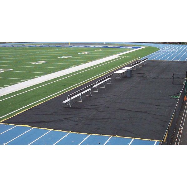 Aer-Flo Bench Zone Standard Sideline Weighted Track Protector