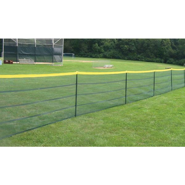 Baseball Outfield Fence Kit Premium Fencing Poles and Accessories 