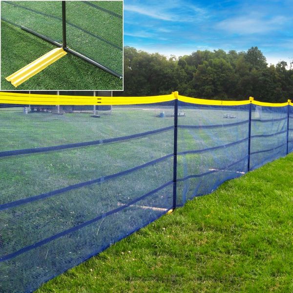 Grand Slam 314' (200' Home Run Length) Above Ground Temporary Outfield Fence Package