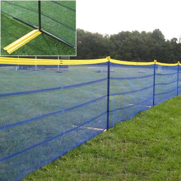 Grand Slam 471' (300' Home Run Length) Above Ground Temporary Outfield Fence Package