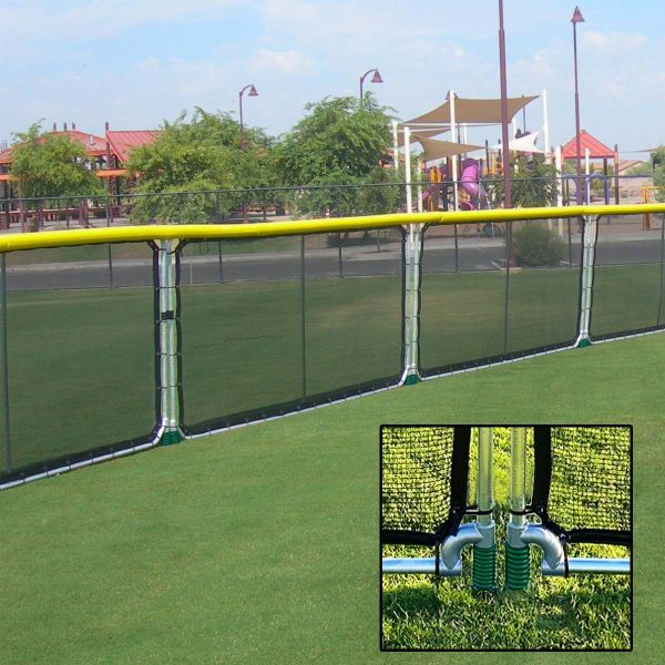 Sportaflex Spring Loaded Temporary Outfield Fence Package