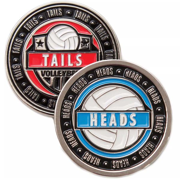 Tandem Metal Volleyball Flip Coin