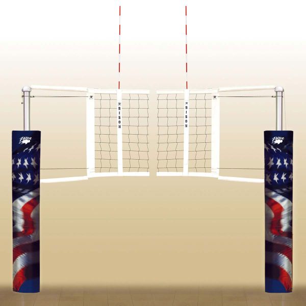 Bison CarbonMax Carbon Fiber Composite Volleyball Net System